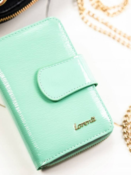 Leather Women's Wallet with RFID Green