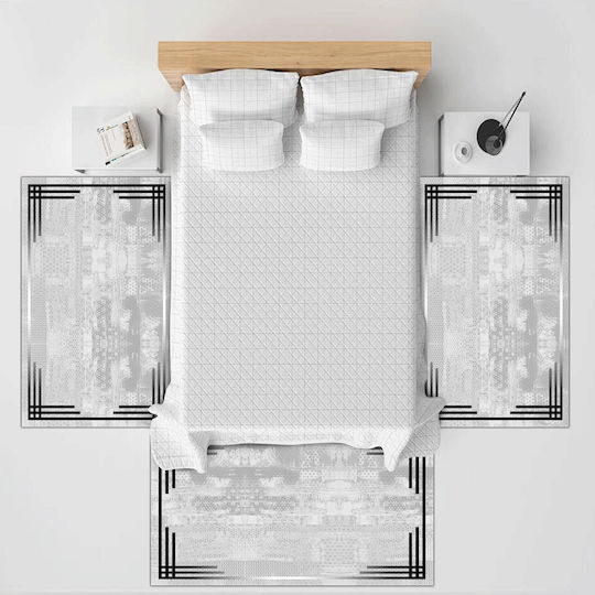 Homeone Set Modern Covoare pentru dormitor 3buc
