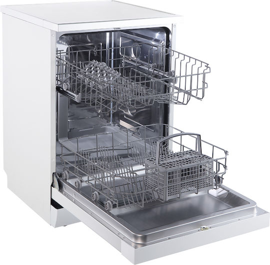 Midea Freistehender Geschirrspüler für 12 Gedecke B60xH84.5cm Weiß