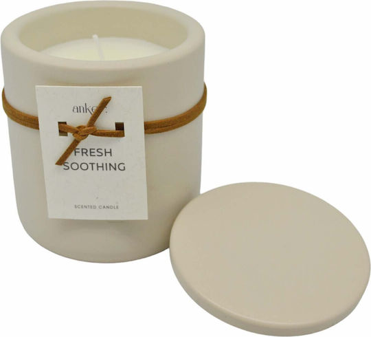 Ankor Aromatic Candle in Jar with Fresh Soothing Fragrance 8.8x10cm