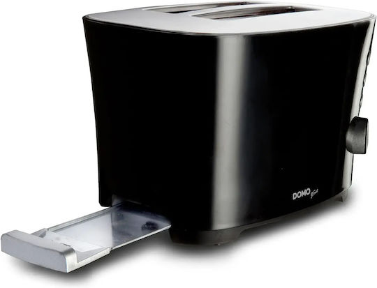 Domo Prăjitor de pâine 2 sloturi 850W Negru