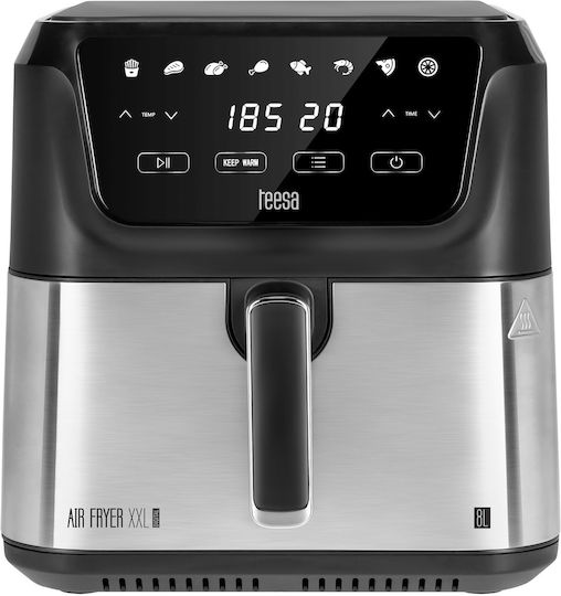 Teesa Heißluftfritteuse 8Es Silber TSA8079