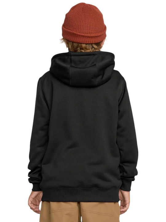 Fleece Παιδικό Φούτερ με Κουκούλα Black Hydro