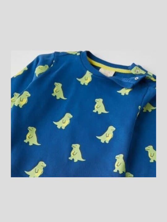 Kids Sweatpants Set Blue 2pcs