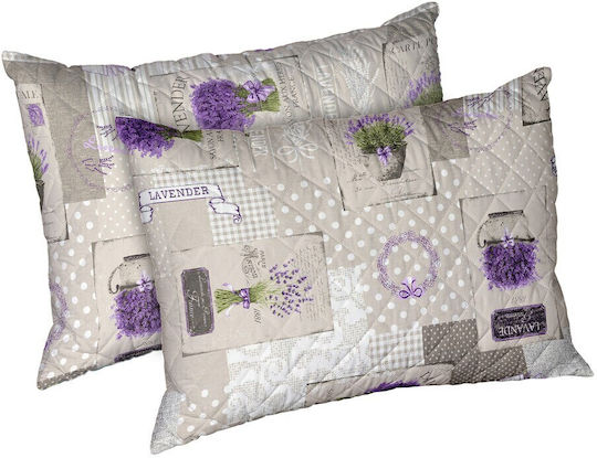 Alcam Lavender Μαξιλάρι Ύπνου Microfiber 50x70cm 2τμχ