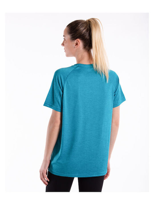 Αθλητικό T-shirt Σιέλ