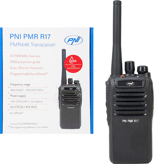 PNI R17 Ασύρματος Πομποδέκτης PMR χωρίς Οθόνη