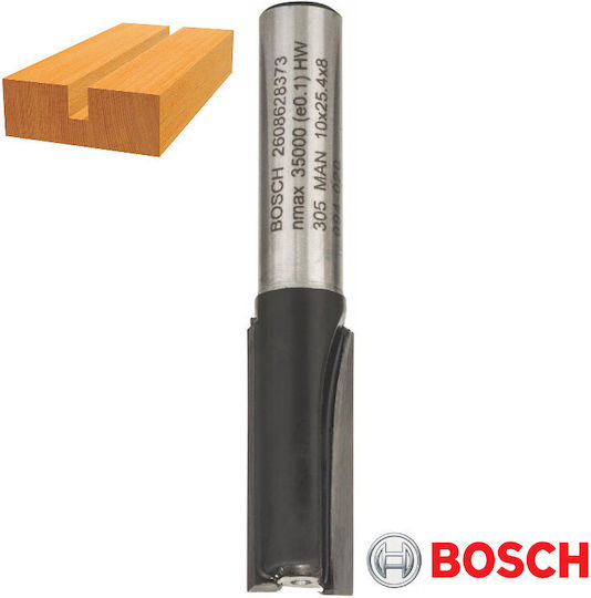 Bosch Фреза за канали Маршрутизатор за Оформяне на Канали в Дърво 10мм x 25мм x 8мм