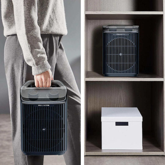 Rowenta Instant Comfort Fan Heater Bathroom Floor Turquoise 2400W