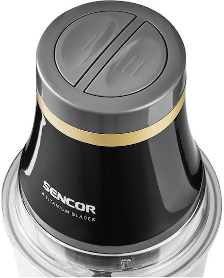 Sencor Πολυκόπτης Multi 400W με Δοχείο 1lt Μαύρος