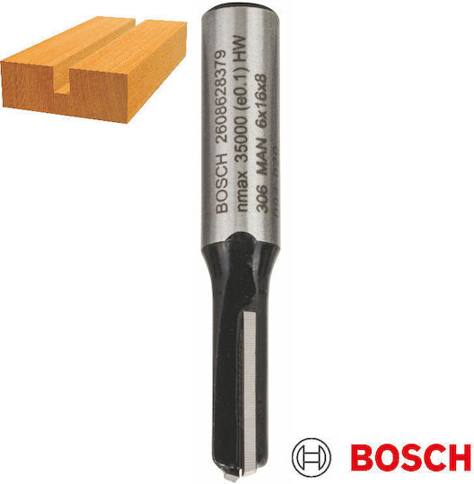 Bosch Fräser für Nuten Cutter Bit zur Nutgestaltung in Holz 5mm x 51mm x 8mm