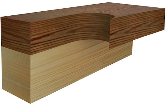CMT Φρέζα για Ευθεία Κοπή 9.5mm x 55.5mm x 8mm με Ρουλεμάν