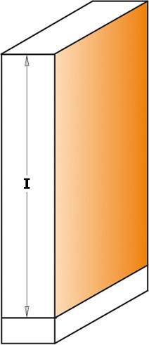 CMT Φρέζα για Ευθεία Κοπή 9.5mm x 55.5mm x 8mm με Ρουλεμάν