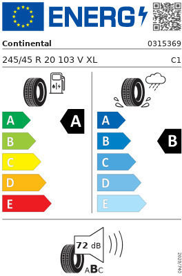 Continental Premium 6 245/45R20 103V FR XL Θερινό Λάστιχο για Επιβατικό Αυτοκίνητο