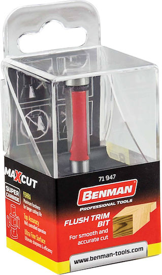 Benman Φρέζα Στρογγυλέματος σε Ξύλο 9.5mm x 68mm με Οδηγό και Ρουλεμάν