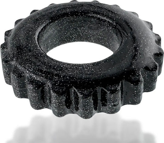 Oxballs Plushy Cock Ring Black Mika