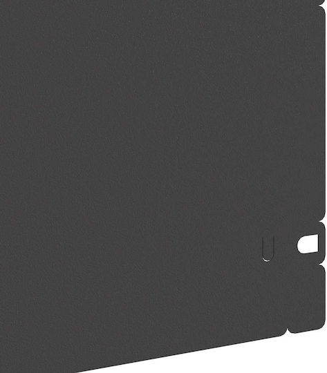 vidaXL Metal Garden Border in Black Color 1.03m x 22cm