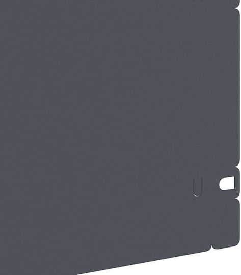 vidaXL Metal Garden Border in Gray Color 1.03m x 22cm
