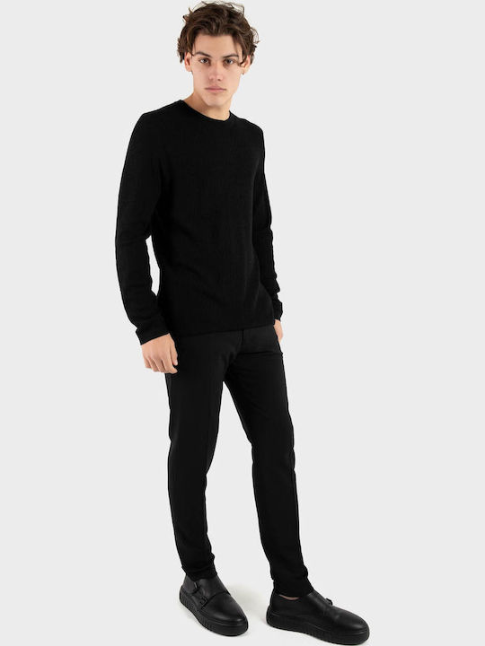 Long Sleeve Sweater Black IRMINO 420221 1000