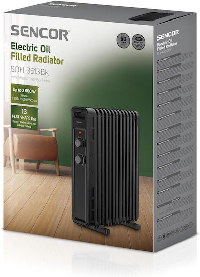 Sencor Καλοριφέρ Λαδιού με 13 Φέτες 2500W