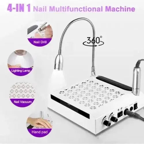 Nail Drill Power 80W White with 30000 Rotations per Minute