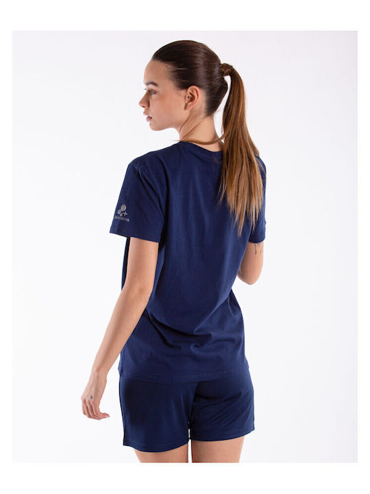 T-shirt Μπλέ Σκούρο