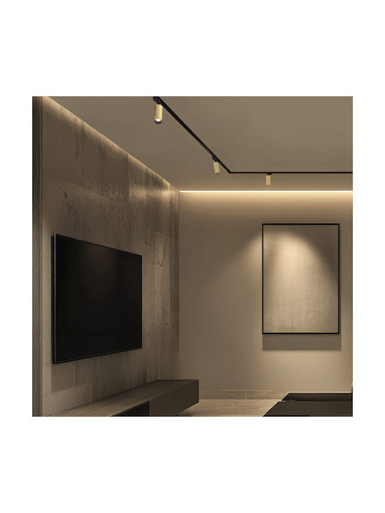 Zambelis Lights Μονό LED Σποτ σε Μπρούτζινο Χρώμα