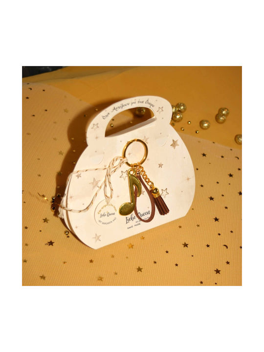 LiebeQueen Handmade Hanging Lucky Charm with Wishes Gold 1pcs