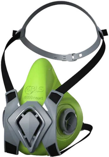 BLS Maske Halbes Gesicht mit austauschbaren Filtern 2 Filter