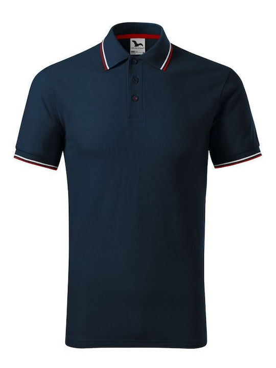 Malfini Ανδρικό Διαφημιστικό T-shirt Κοντομάνικο σε Navy Μπλε Χρώμα