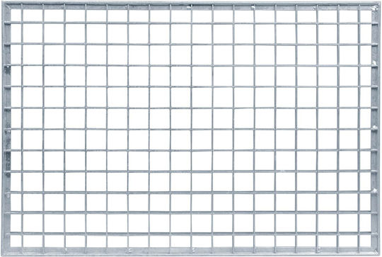 Vidaxl Silver Screen 60 X 40 X 2 Cm Galvanized Steel Cold Dipped