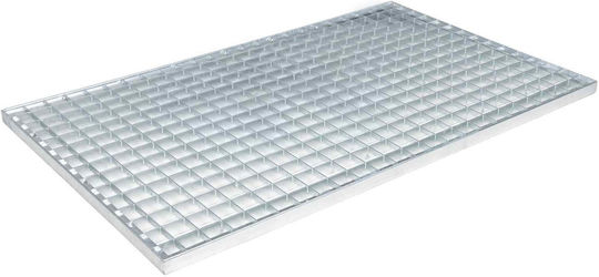 Vidaxl Silver Screen 80 X 50 X 2 Cm Galvanized Steel Cold Dipped