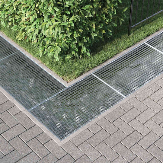 Vidaxl Silver Screen 100 X 60 X 2 Cm Galvanized Steel Cold Dipped