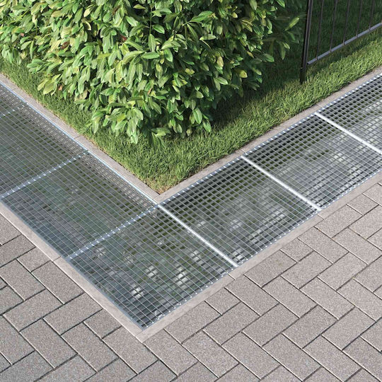 Vidaxl Silver Screen 60 X 60 X 2 Cm Galvanized Steel Cold Dipped