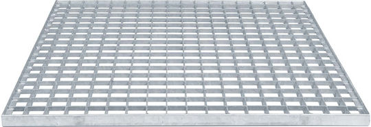 Vidaxl Silver Screen 60 X 60 X 2 Cm Galvanized Steel Cold Dipped