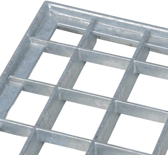 Vidaxl Silver Mesh 50 X 50 X 2 Cm Galvanized Steel Cold Dipped