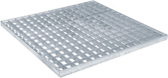 Vidaxl Silver Mesh 50 X 50 X 2 Cm Galvanized Steel Cold Dipped