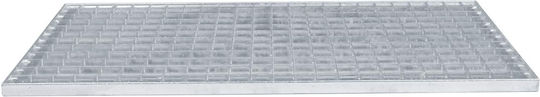 Vidaxl Silver Screen 80 X 40 X 2 Cm Galvanized Steel Cold Dipped