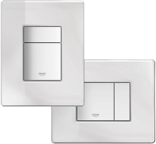 Grohe Skate Cosmopolitan Spülplatten für Toiletten Doppelspülung Spiegelglas Mirror Glass