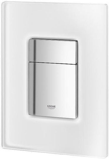 Grohe Skate Cosmopolitan Πλακέτα για Καζανάκια Διπλής Λειτουργίας Chrome/da Vinci Satin