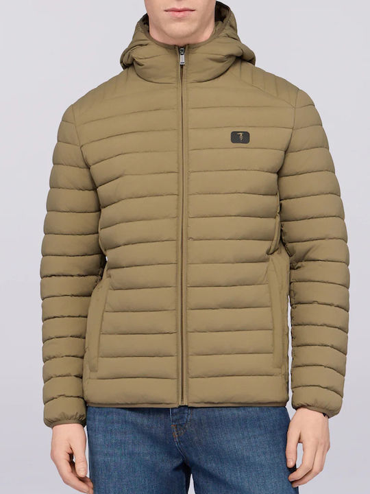 Trussardi Μπουφάν Puffer Khaki