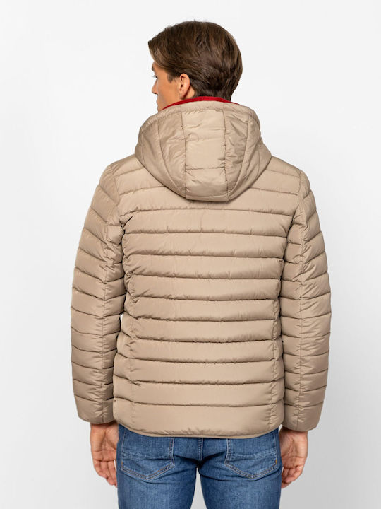 Зимно Яке Puffer Водоустойчиво Бежово