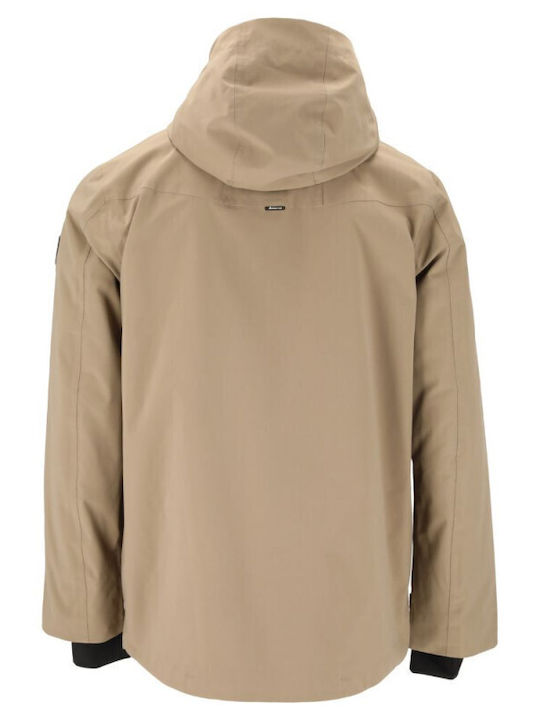 Whistler Men's Ski & Snowboard Jacket Beige W253192-3040