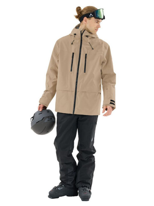 Whistler Men's Ski & Snowboard Jacket Beige W253192-3040