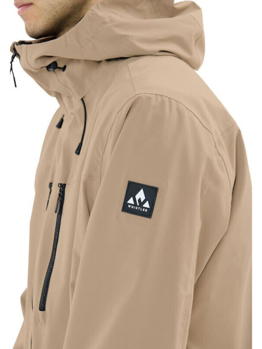 Whistler Men's Ski & Snowboard Jacket Beige W253192-3040