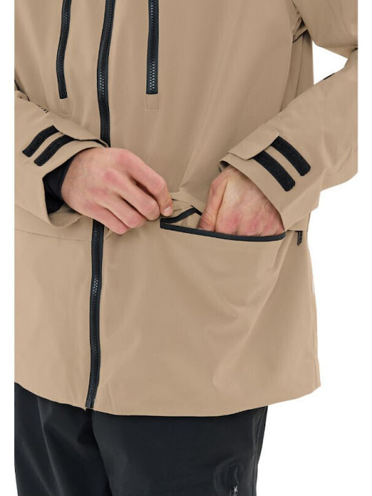 Whistler Men's Ski & Snowboard Jacket Beige W253192-3040