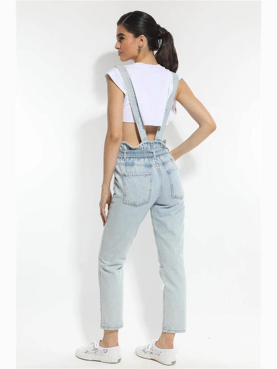 Hoch tailliert Damenjeans in Schlanker Passform