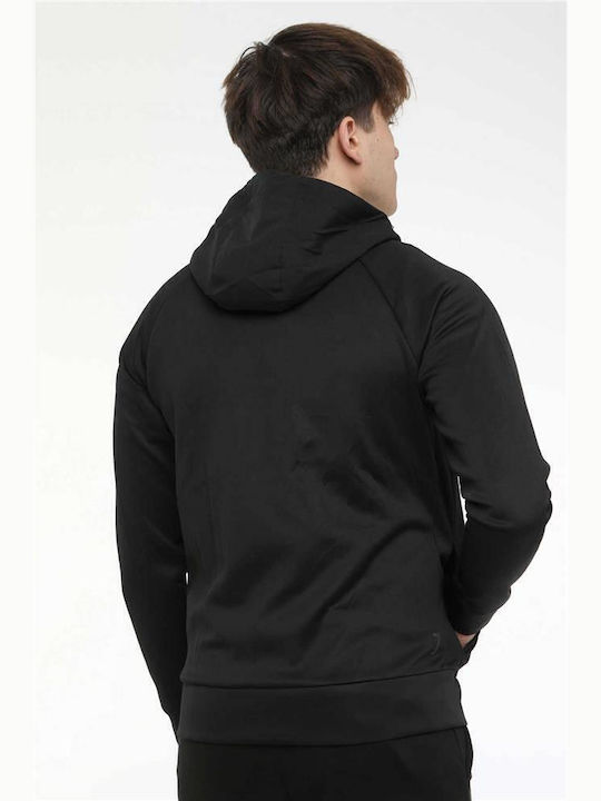 Schwarze Sweatshirts für Herren mit Kapuze