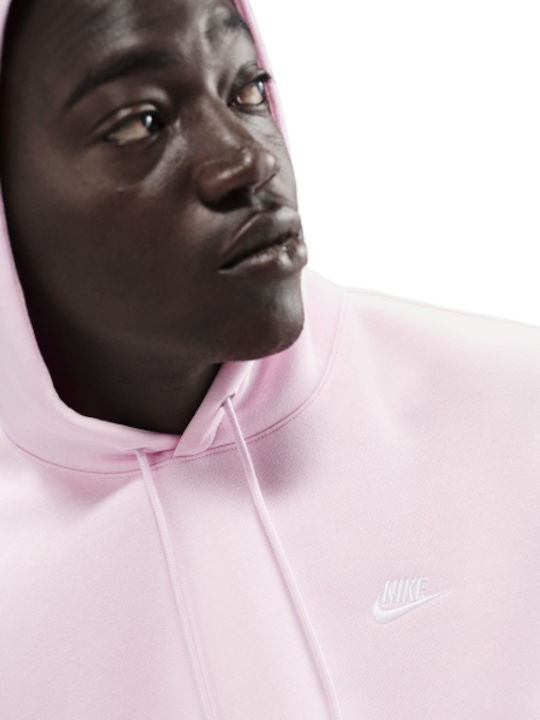 Sweatshirt With Hood Pink