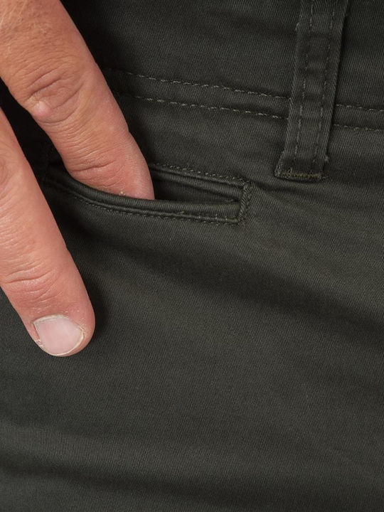 Trousers Chino in Regular Fit Green